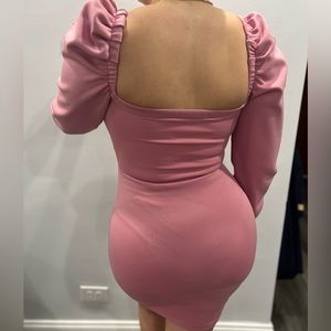 Pink Midi Dress One Size
